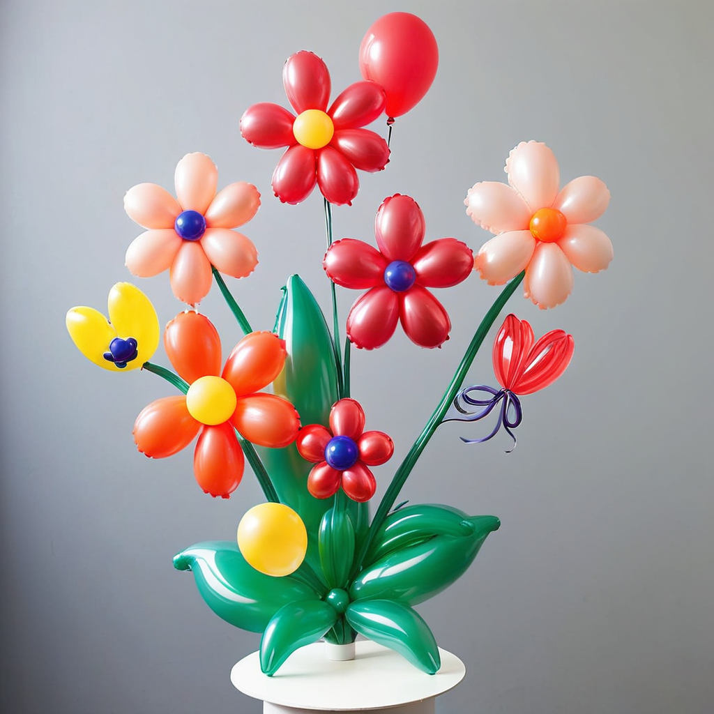 Balloon Flowers - DIY Balloon Decor Ideas